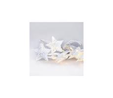 1V224 - LED Vianočná reťaz 10xLED/2xAA 2m teplá biela
